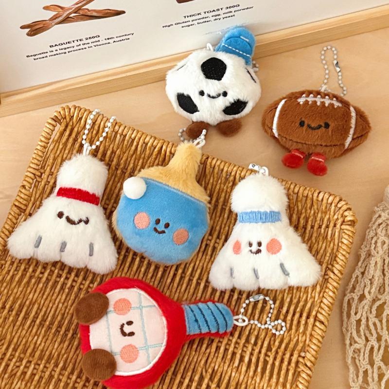Table Tennis Keychain - Moja Nowa Urocza Piłkarska Rakietka do