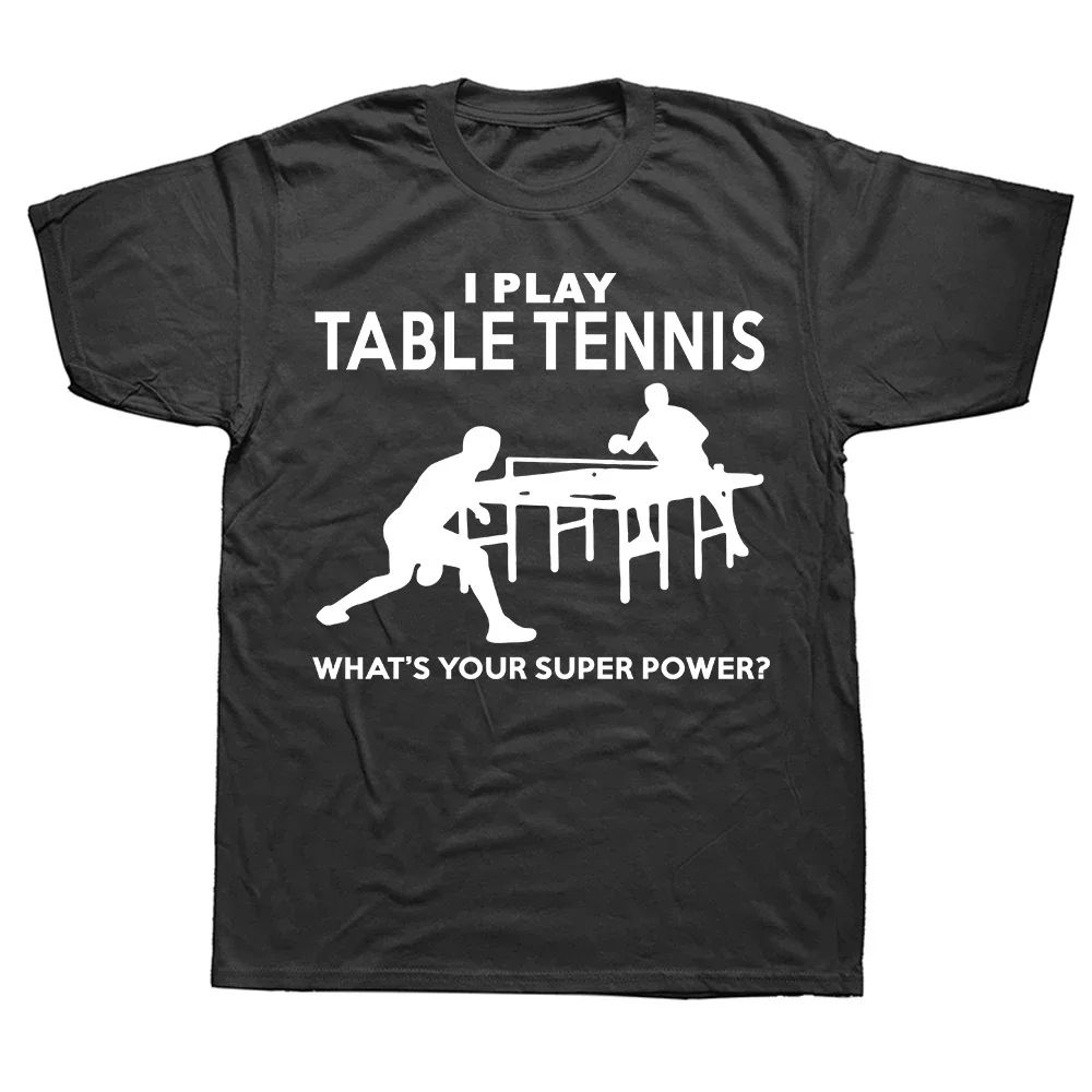 Table Tennis Graphics - Zabawna koszulka z grafiką tenisa stołowego,