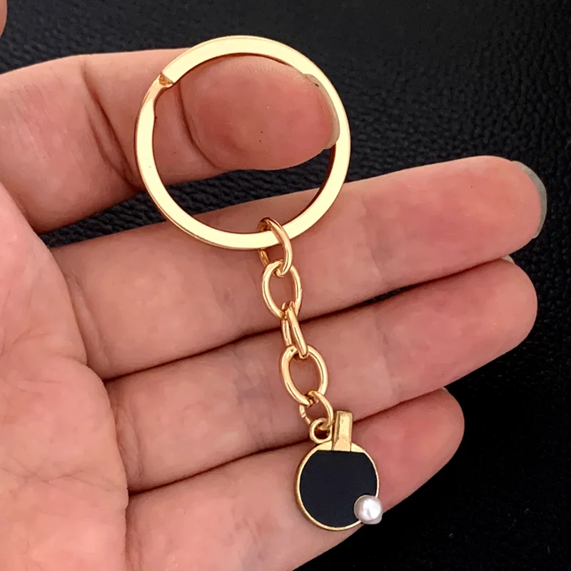 Czarny czerwony sportowy brelo – Table Tennis Keychain recenzja i cena