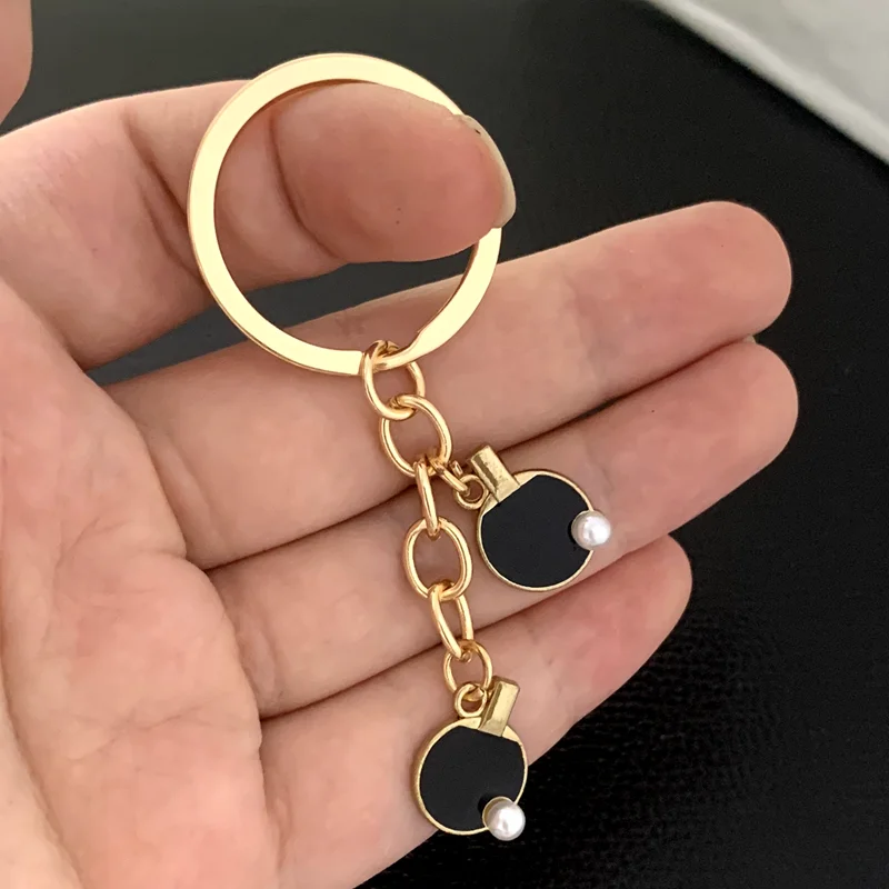 Czarny czerwony sportowy brelo – Table Tennis Keychain recenzja i cena