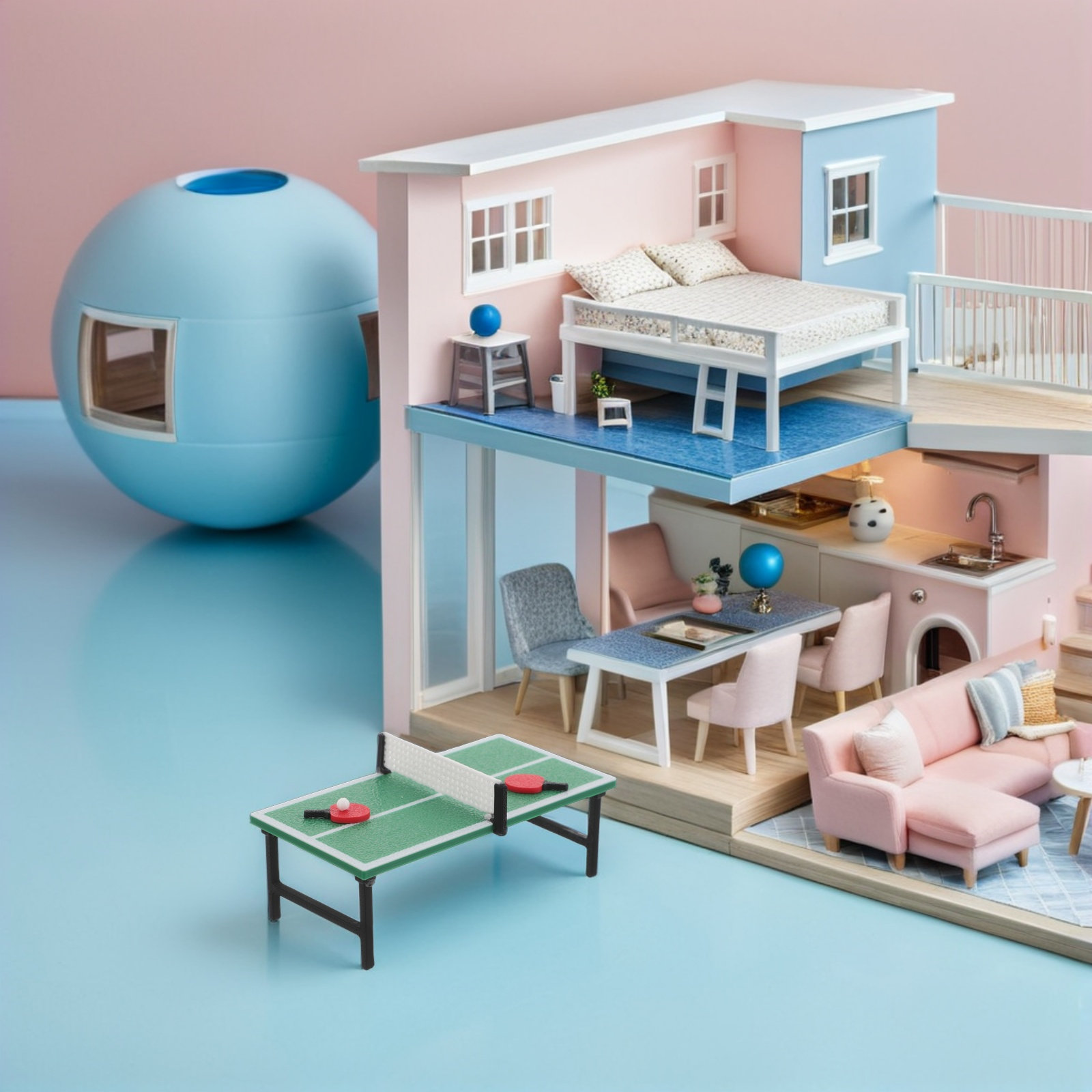 1 zestaw miniaturowego zestawu – Table Tennis No 1 recenzja i cena