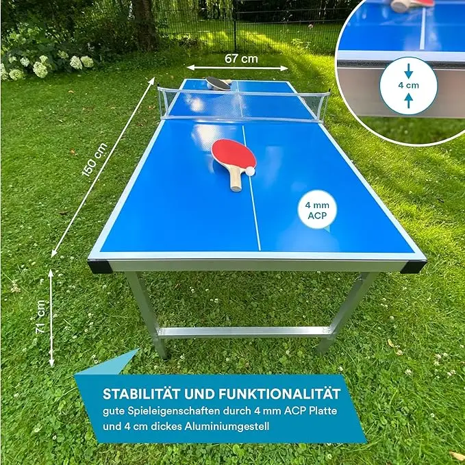 Składany stół do tenisa stołow – Table Tennis Indoor Or Outdoor recenzja i cena
