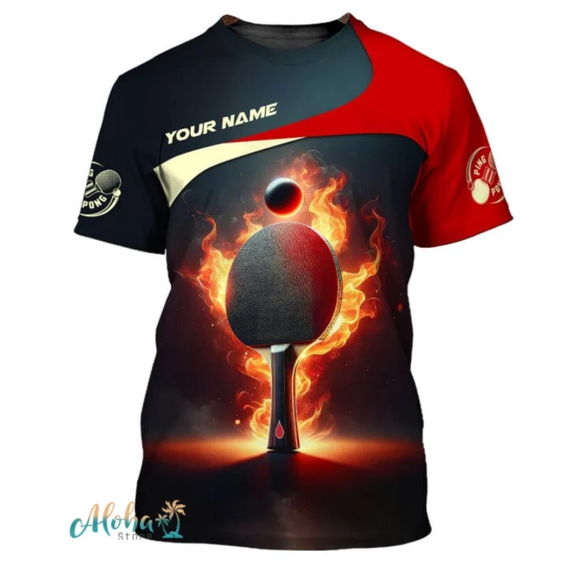 Full Print Ping Pong Tshirts F – Table Tennis Daily recenzja i cena