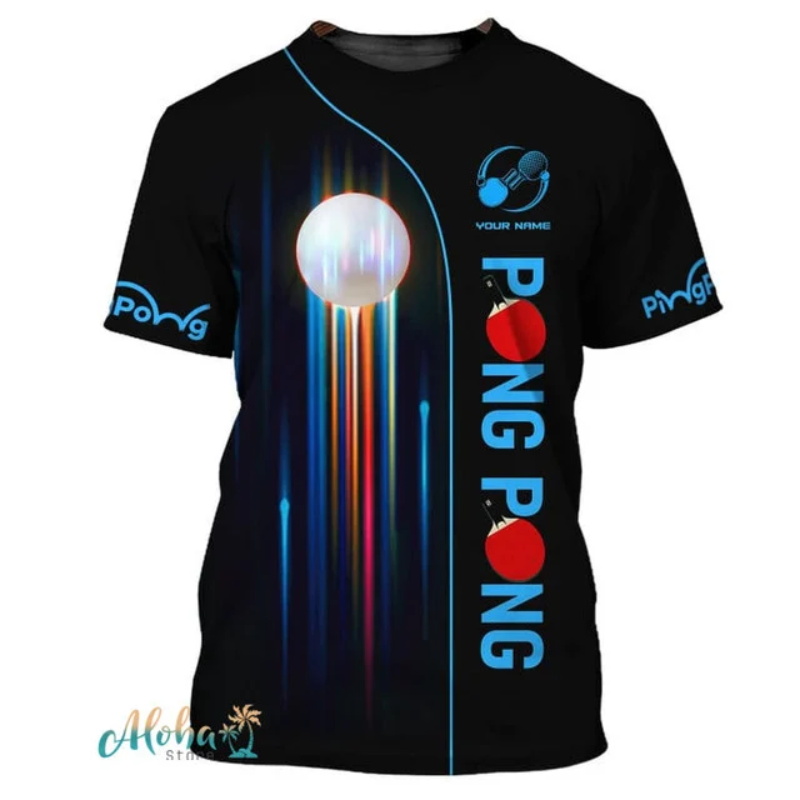 Full Print Ping Pong Tshirts F – Table Tennis Daily recenzja i cena